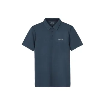 Columbia Polo Shirts Men Navy Blue