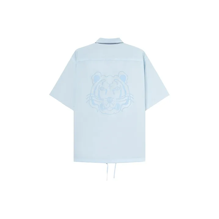 KENZO Shirts Men Light Blue-0