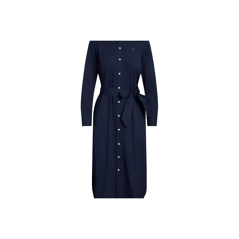 Polo Ralph Lauren Belted Midi Shirt Dress-3