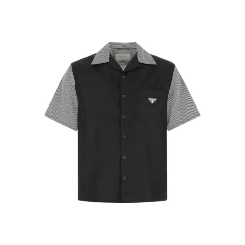 PRADA Shirts Men Black-0