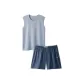 [Shoulder Width]Rainy Blue+[Boxer Shorts]Navy Blue