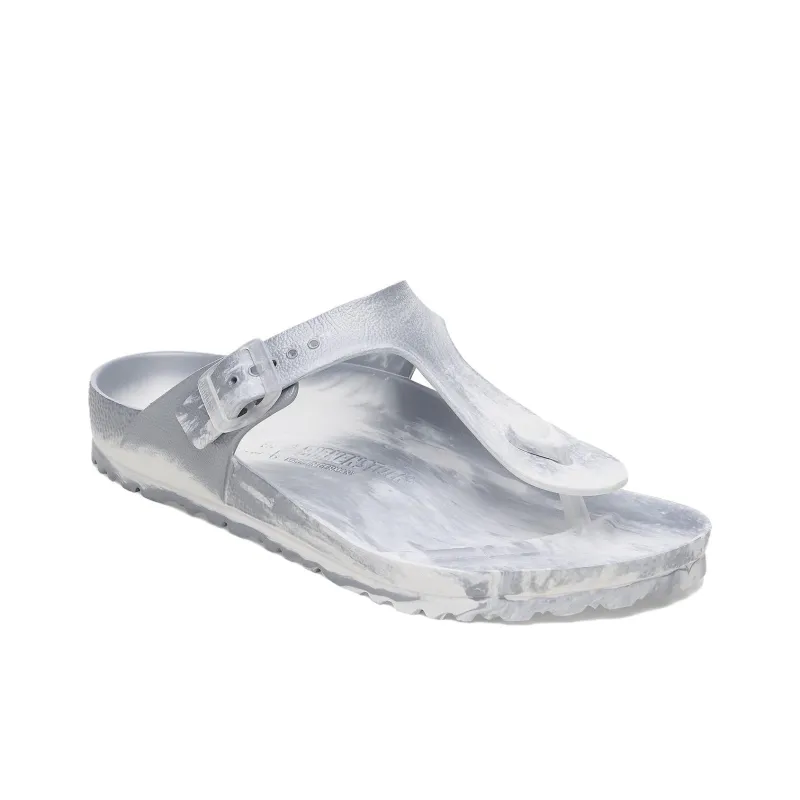 Birkenstock Gizeh EVA Quick Dry Flip Flops Unisex Silver Regular Loose Fit-1