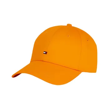 Tommy Hilfiger Cotton Baseball Caps Men's Orange