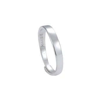 Nine Music 999 Fine Silver Sterling Silver Rings Unisex