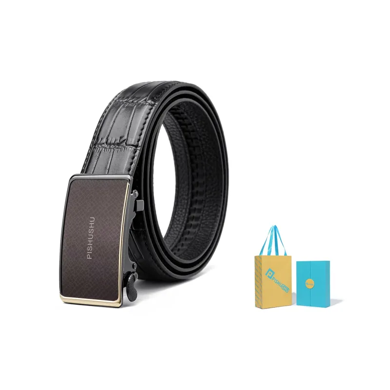 PISHUSHU Leather Belts Unisex-18