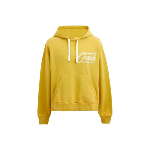 COACH SS24 Sweatshirt Men's Yellow