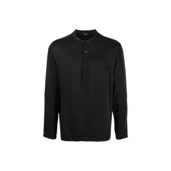 TOM FORD Long Sleeved Half Buttoned Pyjama Shirt