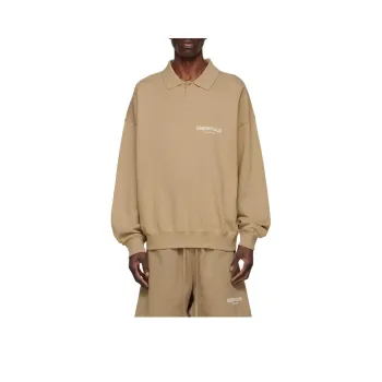 Fear Of God Essentials Logo Patch Velour Shorts