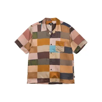 Stussy Painted Check Silk Shirt