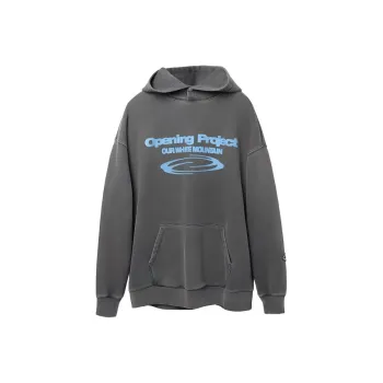 OPENING PROJECT Identity Hoodie Sweatshirt Unisex Washed Black/Washed Black