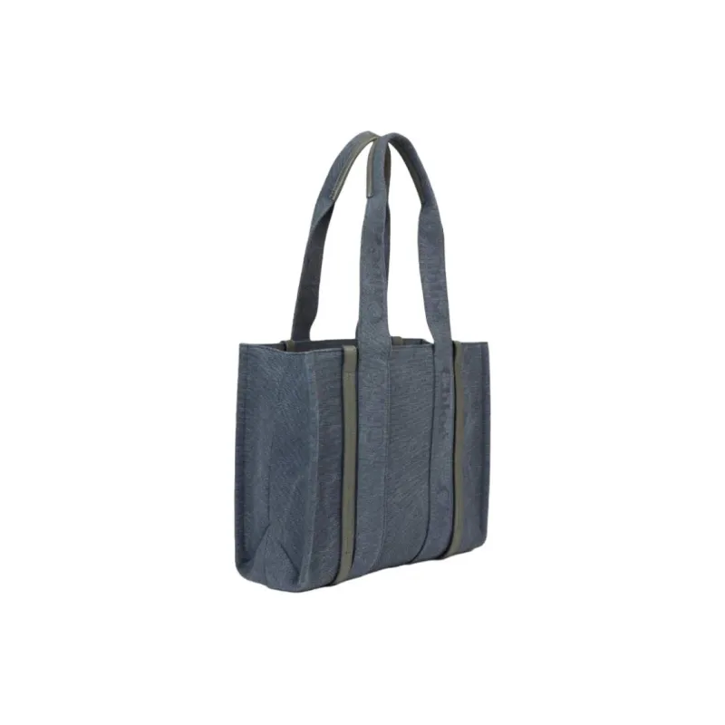 Chloe Canvas Bag, Tote Bag, Shopping Bag, Handbag Regular Women's Blue-1