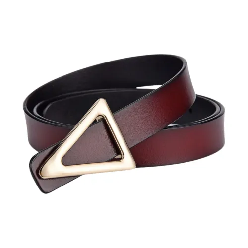 Yalu Cow Split Leather Belts Women's Width 2.5cm