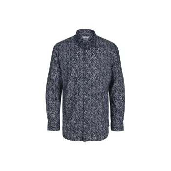 JACK JONES· Shirt Men's Dark Blue