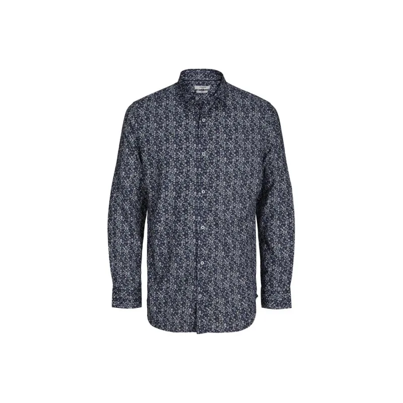 JACK JONES· Shirt Men's Dark Blue-0