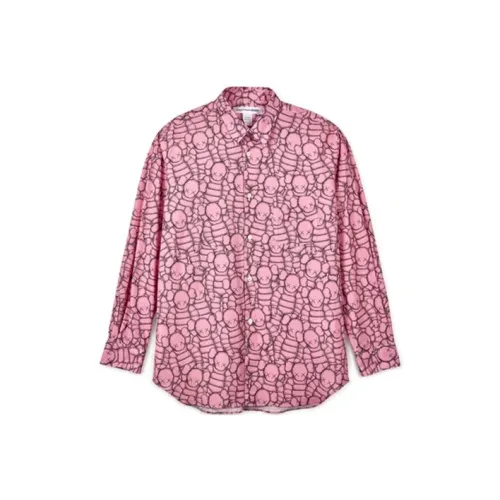 Kaws X CDG Shirts Unisex Red