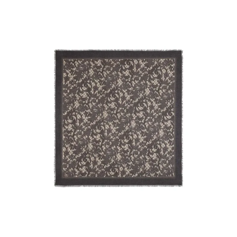 GUCCI Silk Scarves Women's Black-2