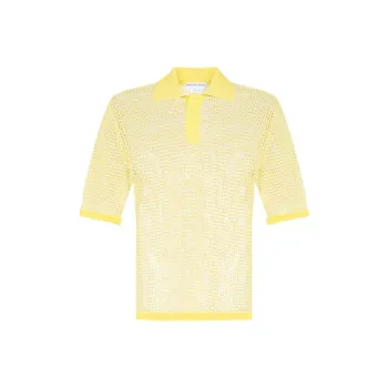 Bottega Veneta Polo Shirts Men Yellow