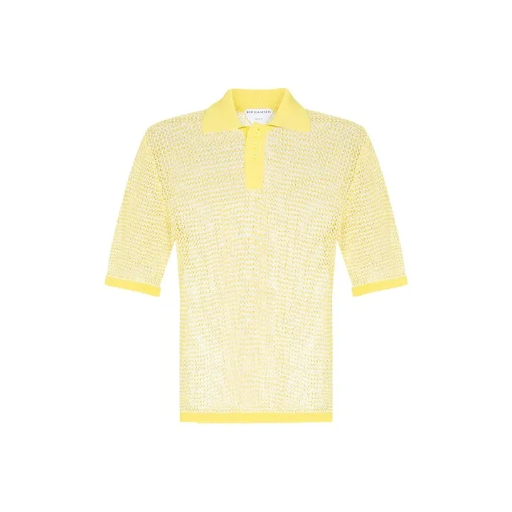 Bottega Veneta Polo Shirts Men Yellow-0