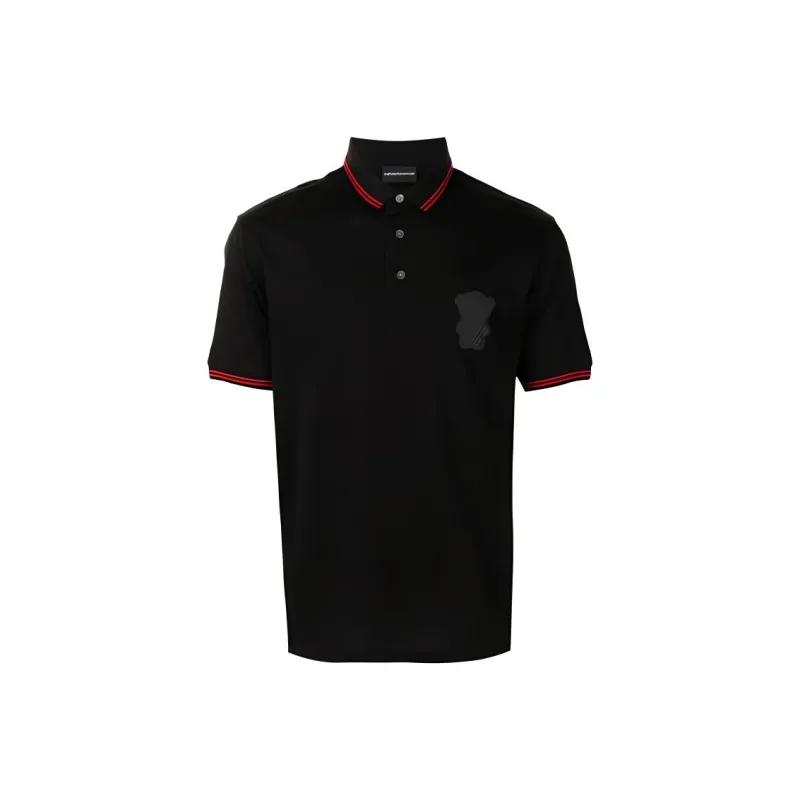 EMPORIO ARMANI Polo Shirts Men Black-0