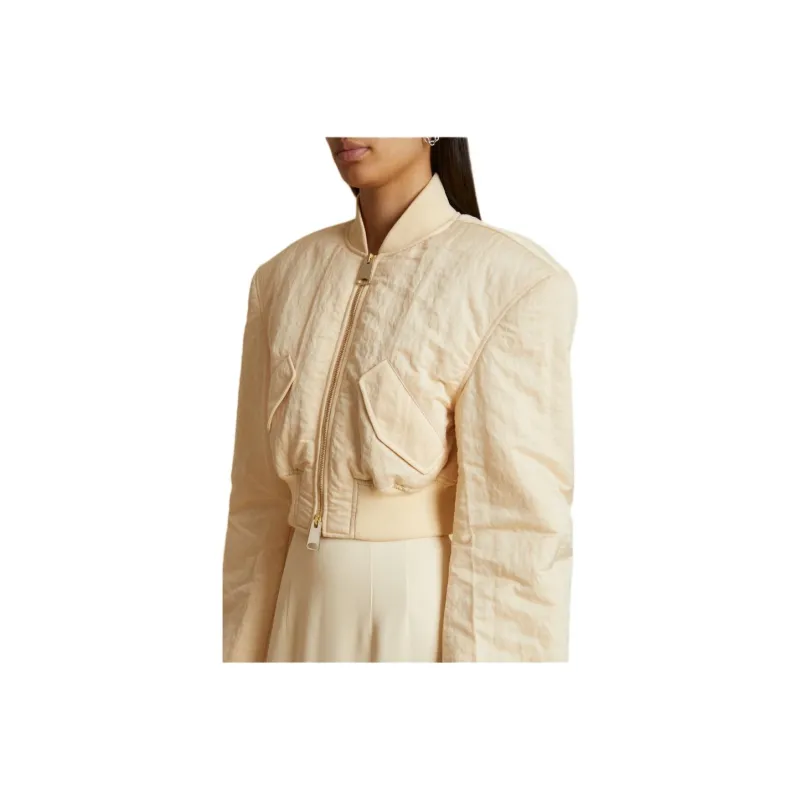 KHAITE Reggie Jacket 'Bone'-3