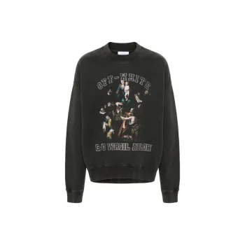 OFF WHITE Mary Skate Crewneck Long Sleeved Sweatshirt