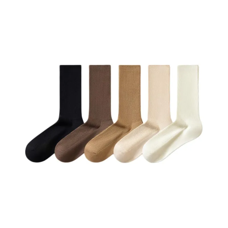 Temooues Mid Calf Socks Women's 5 Pack-8
