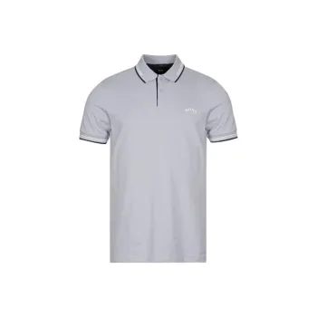 HUGO BOSS Polo Shirts Men Light Blue