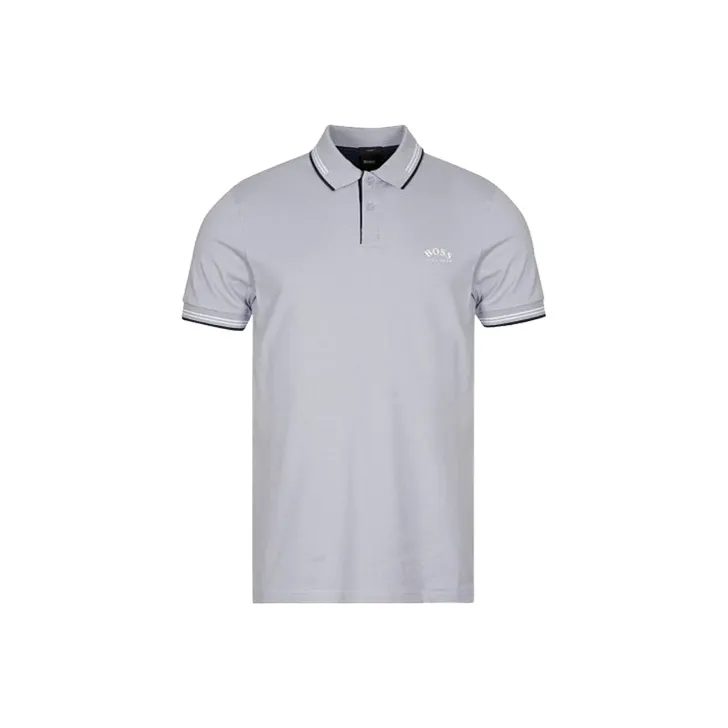 HUGO BOSS Polo Shirts Men Light Blue-0