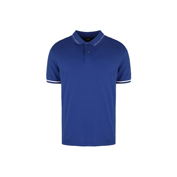 EMPORIO ARMANI Polo Shirts Men Royal Blue-0