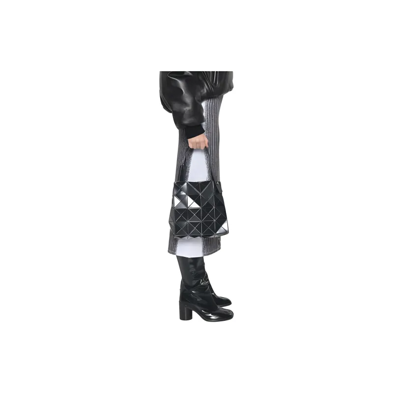 ISSEY MIYAKE Polyester Handbag, Shoulder Bag Women's Black-4