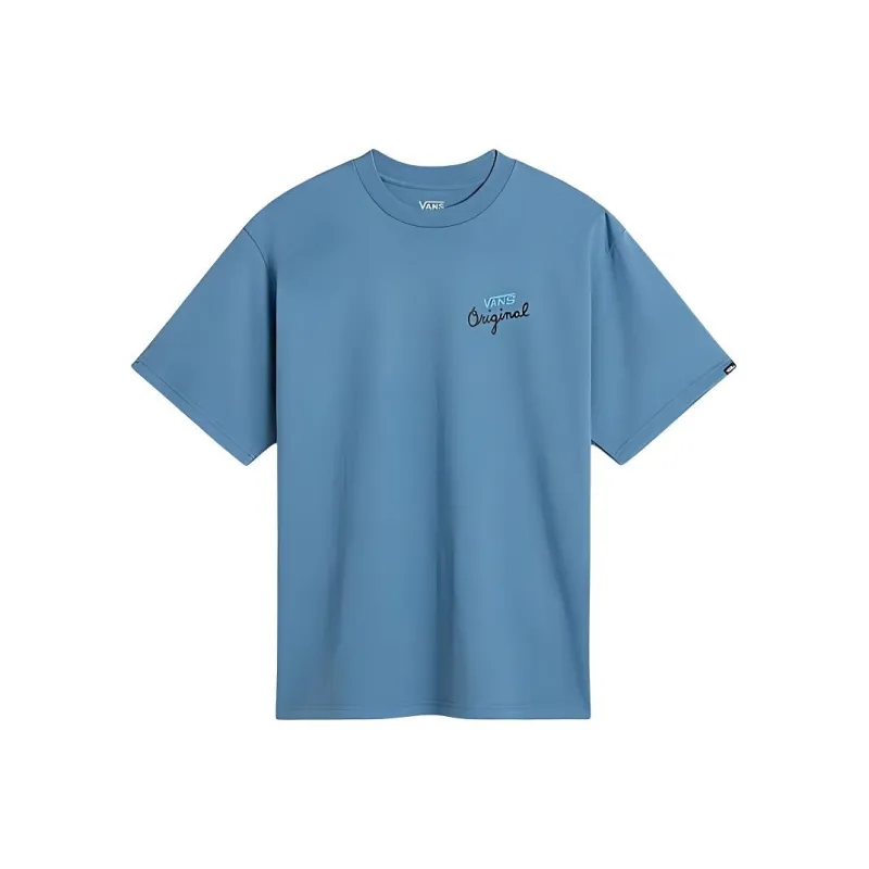 Vans ORANGE RECORDS T-Shirt Men's Blue-0