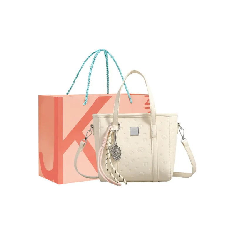 JANE KLAIN Synthetic Leather Shoulder Bag, Crossbody Bag, Handbag Regular Women's Ecru/Pink/Black-0