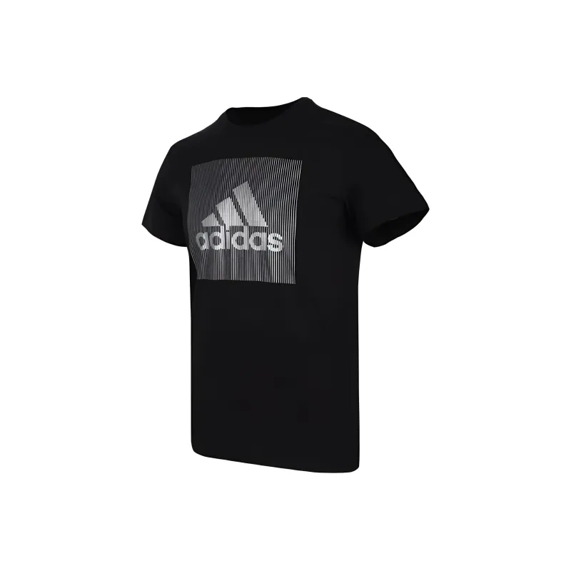 Adidas T Shirts Men Black-2