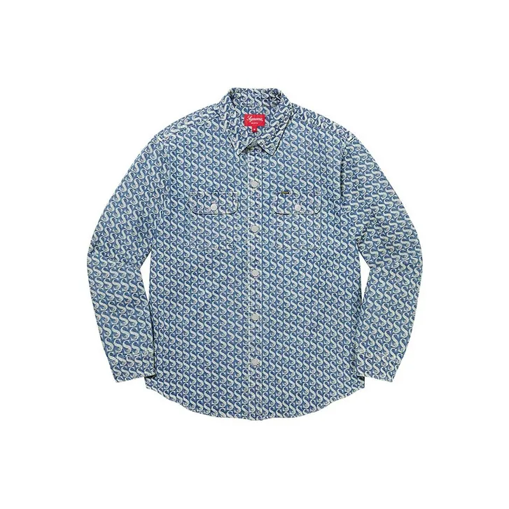 Supreme Monogram Denim Shirt-2