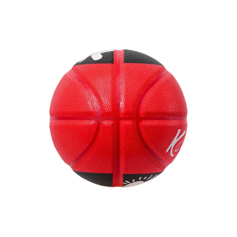 Kuangmi PU Basketball Black Red Size 7 Ball Street Unisex-1