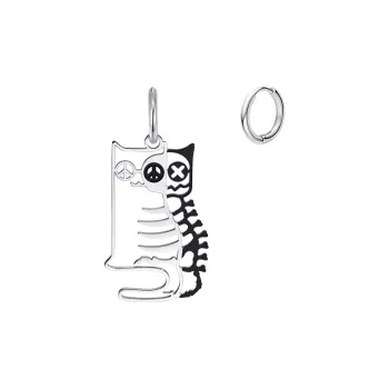 PEACE & CAT Titanium Steel Earrings Unisex