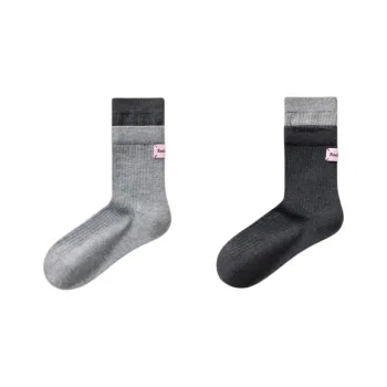 Temooues Mid Calf Socks Unisex 2 Pack