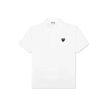 CDG Play Polo Shirts Men White