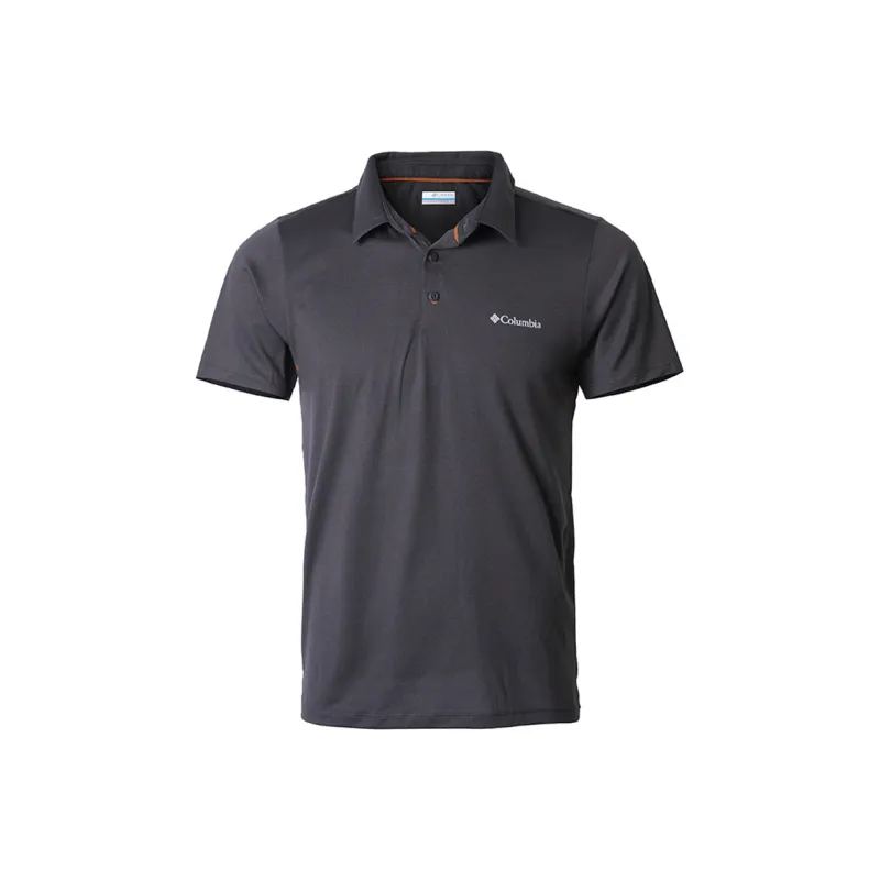 Columbia Polo Shirt Men's Dark Gray-0