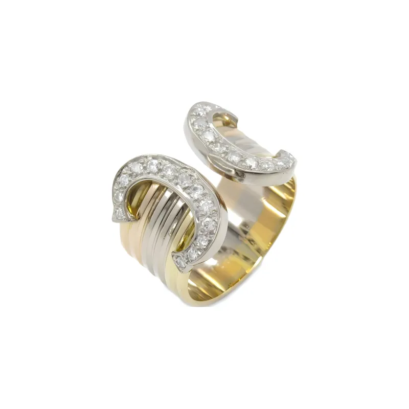 CARTIER Diamond Rings Unisex Gold-2