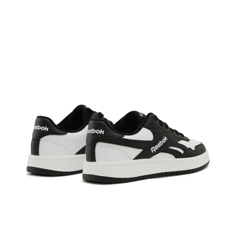 Reebok BB 1000 Anti Slip Wear Resistant Low Top Basketball Shoes Unisex Black White-2