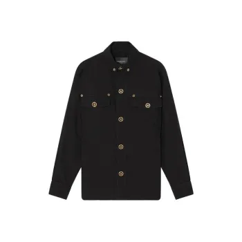 VERSACE Medusa Head Motif Long Sleeved Button Up Jacket