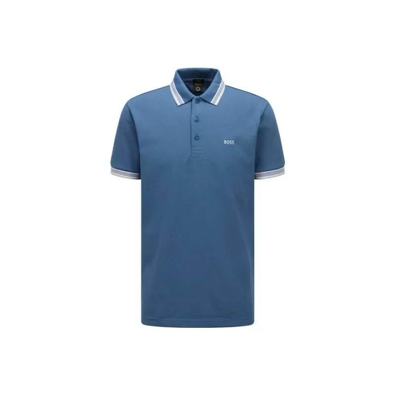 HUGO BOSS SS22 Polo Shirt Men's Marine Blue-0