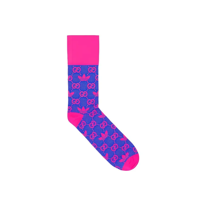 GUCCI x Adidas Originals Knee High Socks Men's 1 Pack Blue-1