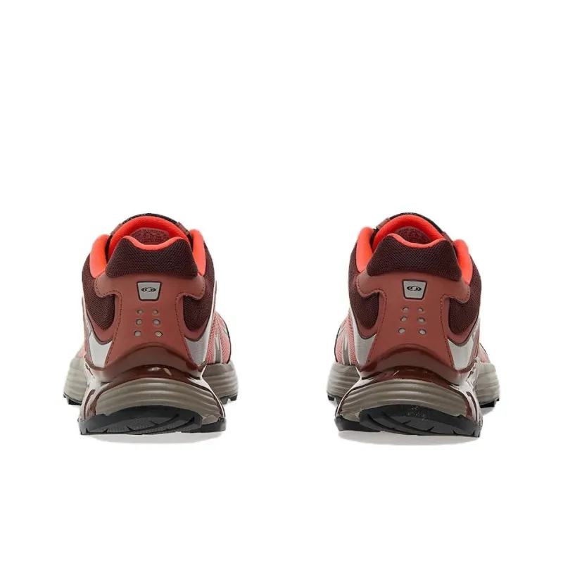 SALOMON XT WHISPER Anti Slip Wear Resistant Low Top Casual Running Shoes Men's Red-4