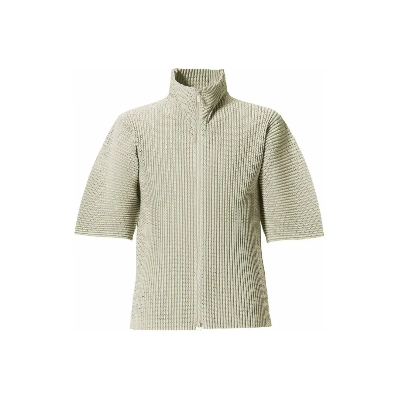 Homme Plissé Issey Miyake Shirts Men Green-0