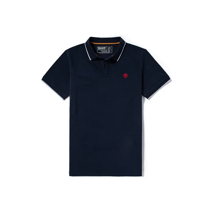 Timberland Polo Shirts Men Royal Blue-0