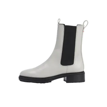 Aeyde Jack Short Chelsea Boots 4.5cm Women's White
