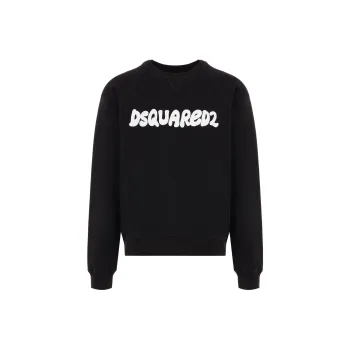 DSQUARED 2 Logo Printed Crewneck Sweatshirt