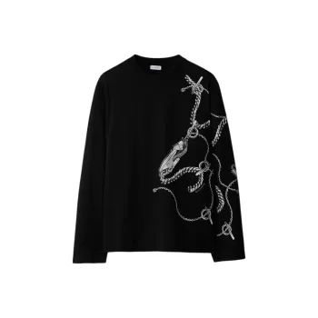 Burberry Knight Hardware Cotton Sweatshirt